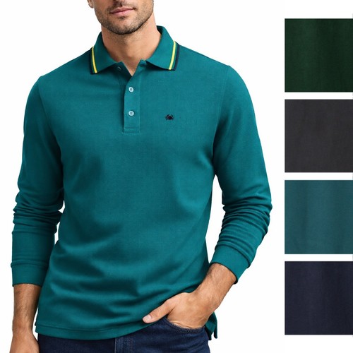 Polo uomo manica lunga cotone - uomo,