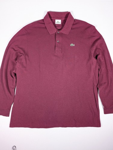 Lacoste polo uomo bordeaux