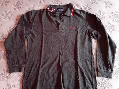 Polo maniche lunghe fred perry - maniche,