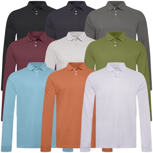 Polo uomo manica lunga nuova