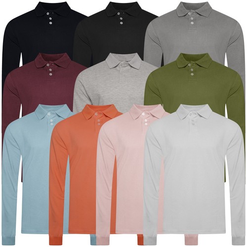 Polo uomo manica lunga nuova