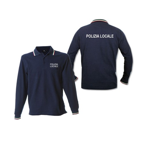 Polo manica lunga polizia - manica,