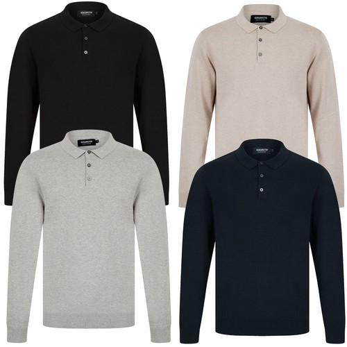 Polo uomo maglia manica lunga