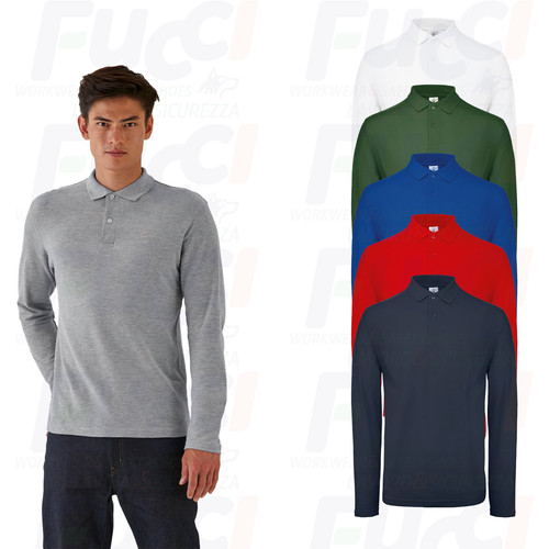 Polo uomo manica lunga con - polo,