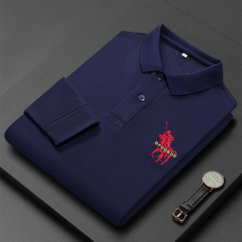 Polo manica lunga cotone - polo, a
