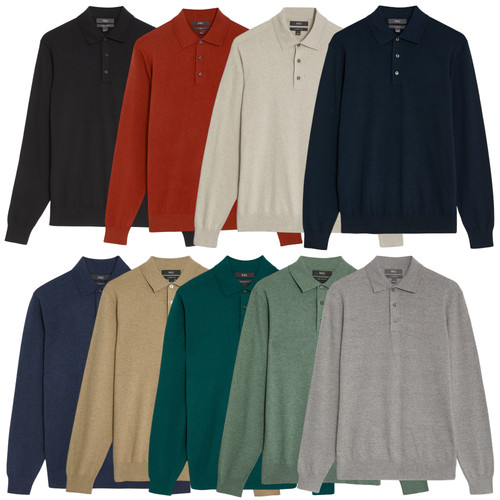Polo uomo cotone maglia - uomo, m&s