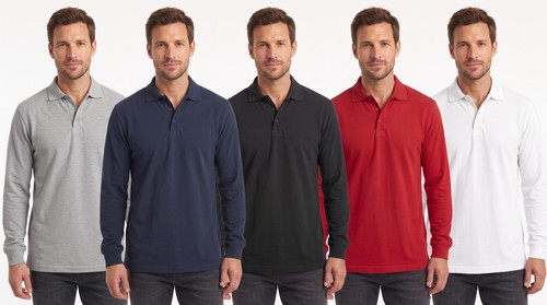 Polo uomo cotone manica lunga - polo,