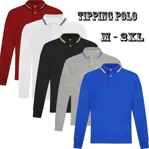 Polo uomo manica lunga punta