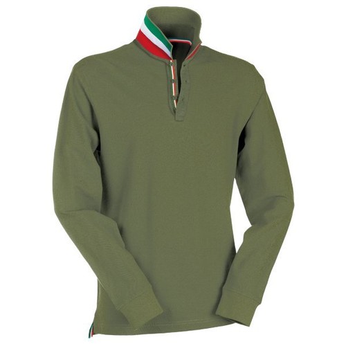 Polo uomo felpa tricolore - polo,